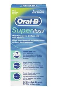 OralB Süper Floss Diş İpi 50 Adet