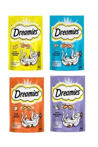 Dreamies Peynirli-somonlu-ördek Etli-tavuk Etli Kedi Ödülü 60 gr * 4 Adet