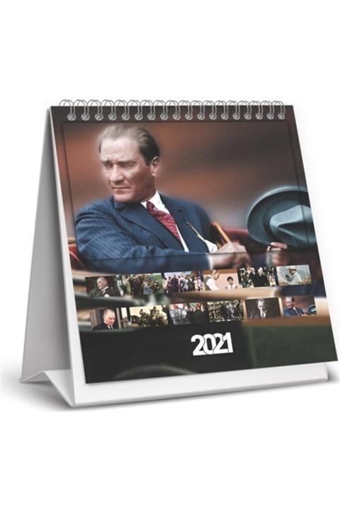 KESKİN COLOR 2021 Masa Takvimi Kare Atatürk 820801-99