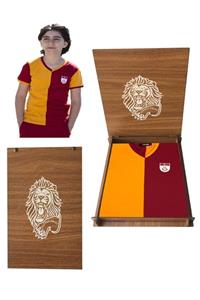 GSStore GALATASARAY Metin Oktay ÇOCUK Forma-Orjinal Lisanslı Forması-Hediye Aslan Ahşap Kutulu