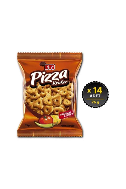 Eti Pizza Kraker 76 g x 14 Adet