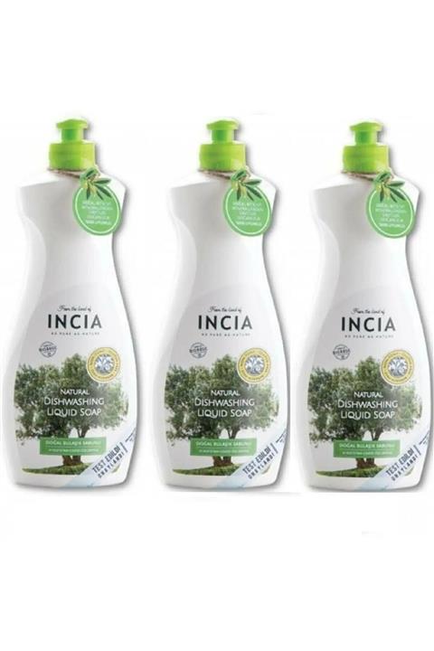 Incia Doğal Bulaşık Sabunu 500 ml 3 Adet