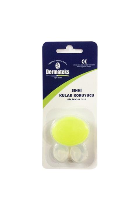 Dermateks 2'li Yumuşak Silikon Kulak Tıkacı