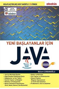 Abaküs Kitap Yeni Başlayanlar İçin Java Eğitim Videolu