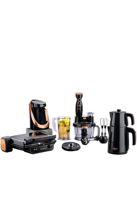 Stilevs Stm80041 Black Rosy Serisi 4 Lü Paket - Siyah