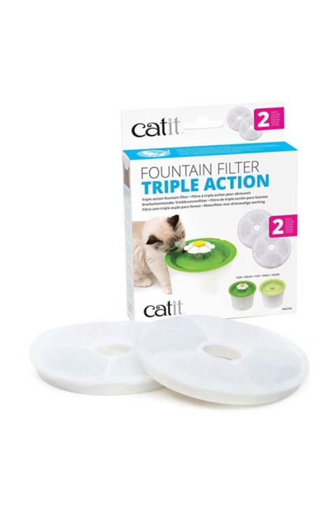 Catit Kedi Suluğu Filtresi Yedeği 2'li 43742w 55600 Modeli Için