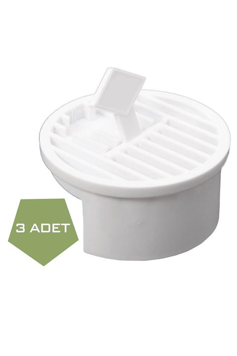Entude Gider Kapağı 3 Adet, Yer Süzgeci, Izgarası Gider Kapağı