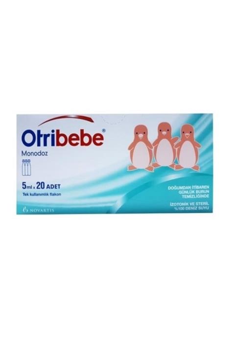 Otribebe Ortibebe Monodoz Bebekler Için Üretilmiş Steril Deniz Suyu 20 Doz 5 ml