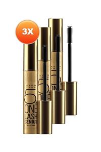 AVON True Lash Genius Maskara 10 ml Blackest Black Üçlü Set