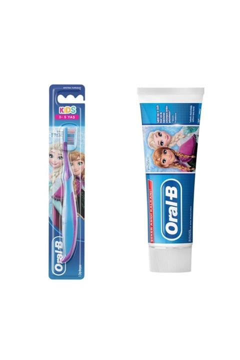 OralB Stages Frozen Çocuk Diş Fırçası Frozen Diş Macunu