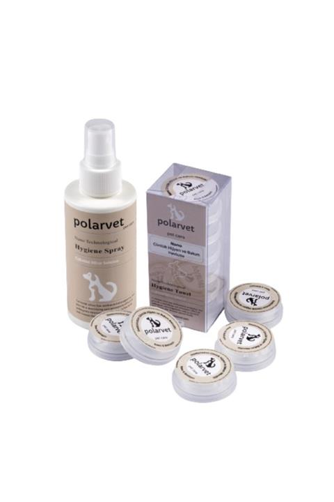 Polarvet Evcil Hayvan Genel Bakım Seti Hijyen Sprey  Nano Havlu