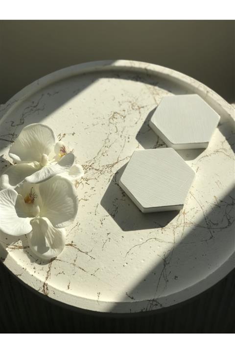 gulsendesignn Mermer Desenli Söz Ve Nişan Tepsisi