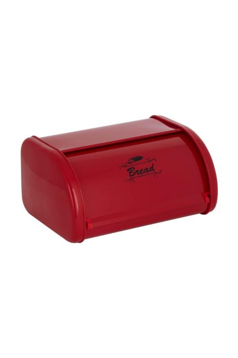 nilşah Galveniz Gövdeli Sürgülü Ekmek Kutusu Kırmızı Ekmeklik 1 Adet