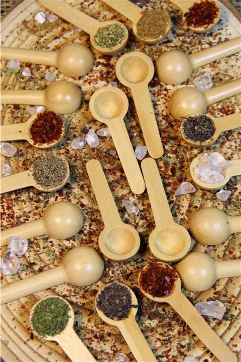 İLİVA 9'lu Bambu Baharat Kaşığı