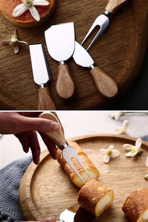 AROW Gusto Lüks Peynir Bıçağı Ve Sunum Çatalı