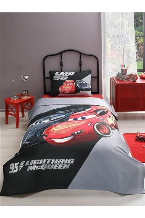 Özdilek Lisanslı Pike Takımı Cars Lmq95 Çarşafı Lastikli