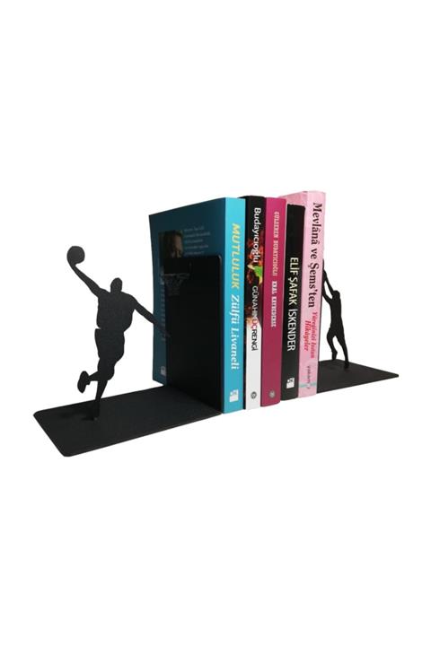 Simge Yapı Dekorasyon Basketbol Temalı Kitap Desteği - Kitap Tutucu - Metal Dekoratif