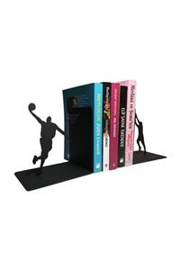 Simge Yapı Dekorasyon Basketbol Temalı Kitap Desteği - Kitap Tutucu - Metal Dekoratif