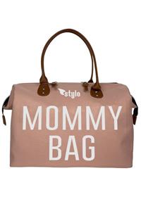 Stylo Mommy Bag Anne Bebek Bakım Ve Kadın Çantası-usa Pudra