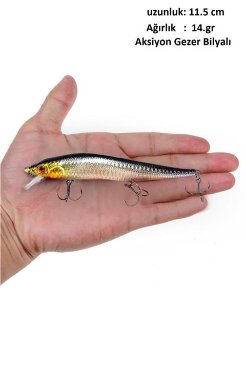 usmtekno 14gr.rapala Sahteyemlures,turna,levrek,lüfer Ailesirapalasuniyem Zoka Gümüş
