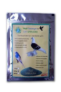 Yeşil Gezegen Bird Saf Spirulina Toz 120gr Kuş Ve Kanatlı Yemi Destek Besini