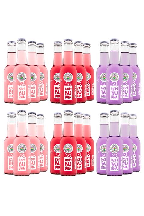 Kombudha Kombucha 24lü-8xbb+8xross+8xluv