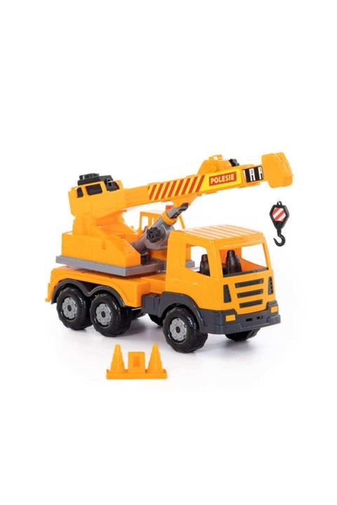 Polesie Oyuncak 70579 Vinç Kamyon Sağlam Kırılmaz 6 Teker 46 Cm