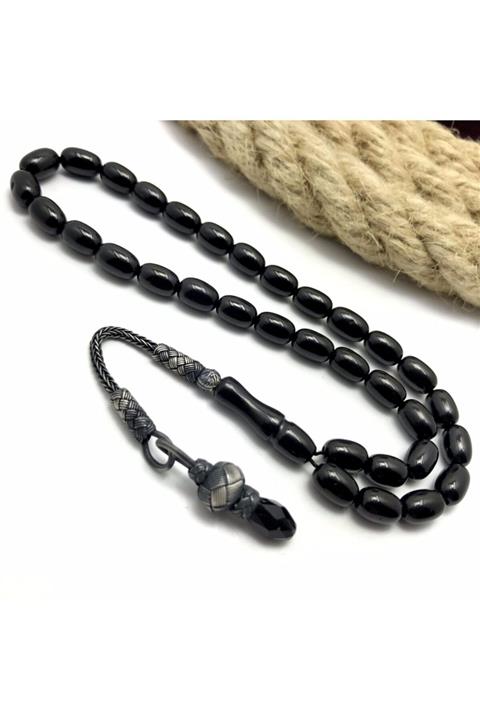 KANUNİ TESBİH Kapsül Kesim Oltu Taşı Tesbih