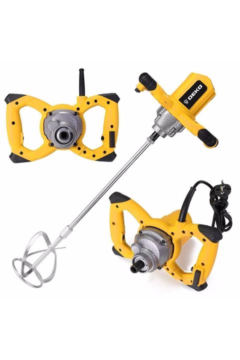 DEKO Alman Dk3000 W Devir Ayarlı Elektrikli Alçı Boya Ve Harç Karıştırıcı Mikser