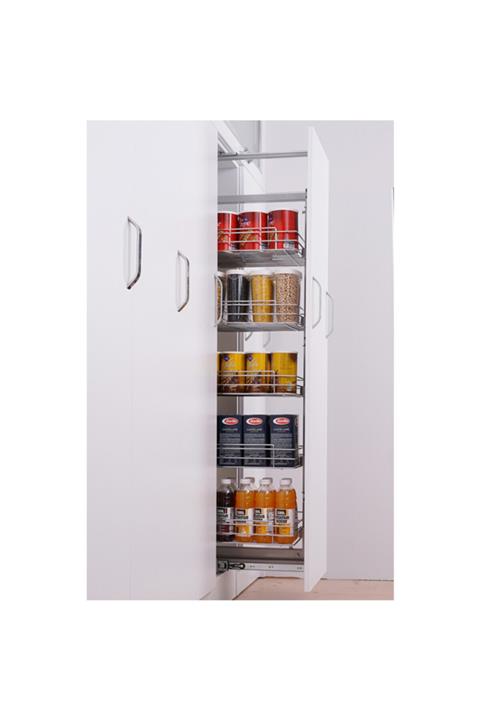 Huzur Mobilya 125*140 Teleskopık Frenlı Raylı Kıler 50 Cm