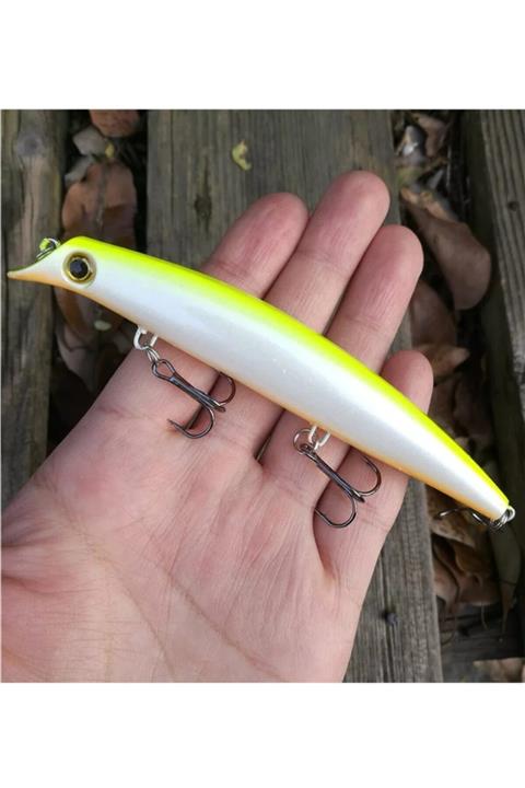 usmtekno 14 Gr.12 Cm Turna Rapala,levrek Rapala ,,sahte Lures Yapay Yem Rapala Yem Sarı