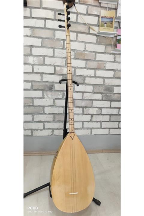 SAZ Kılıf + Mızrap + Tel 43 Tekne Uzun Sap Orta Kalite Bağlama