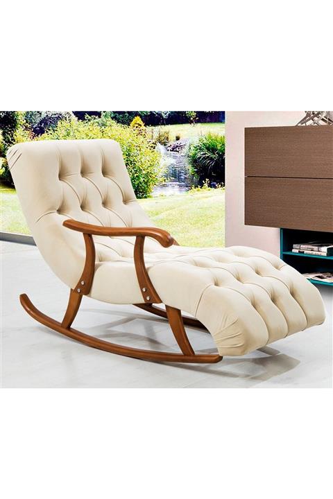 Galore Goods Kapitoneli Lüks Sallanır Tv Koltuğu