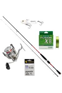 DAIWA Crossfire 1000+daiwa Crossfire 2.18cm 2-8gr 2 Parça Lrf Kamış Olta Seti (özişler Balıkçılık)