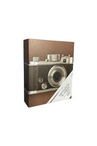 Dijital Dünyası Fotoğraf Albümü 100'lük 15x21cm Fotoğraf Makinası Desenli