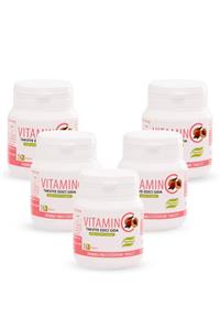 Phytodef Vitamin C - 20 Çiğneme Tableti (Şeftali Aromalı) X 5 Adet