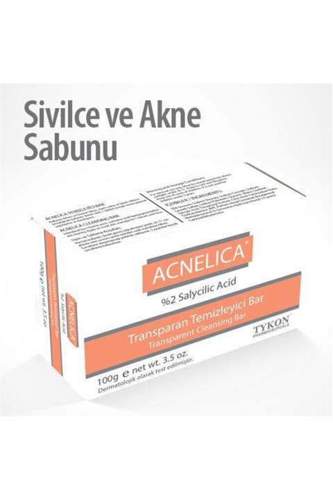 Acnelica Temizleyici Bar %2 Siyah Nokta Ve Sivilce Sabunu