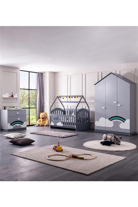 Setay Bulut Montessori Bebek Odası 3lü Takım