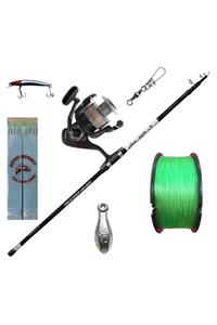 Okuma Aria Tele Surf 420cm 100-250 Gram Kamış + Revenger 55 Fd Makine Surf Set