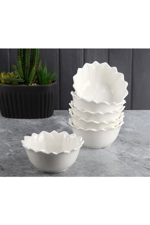 Perotti Marghe Porselen Papatya Serisi 6'lı Kase