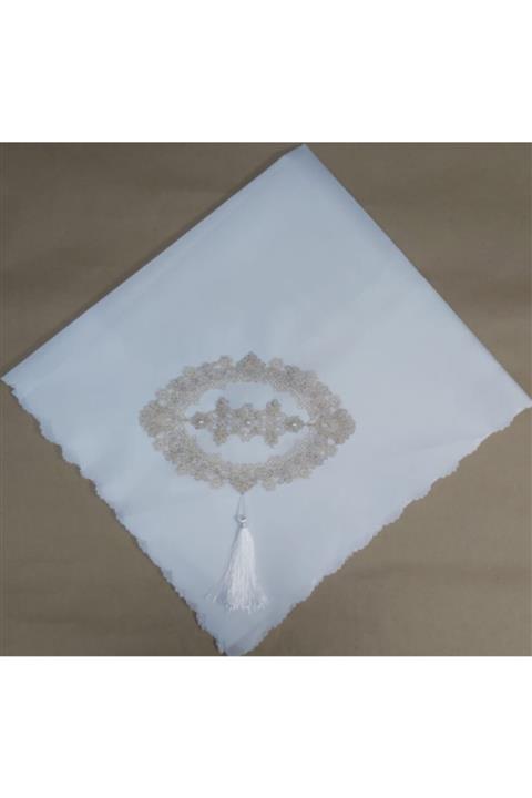 Begonya Çeyiz Saten Bohça Püsküllü