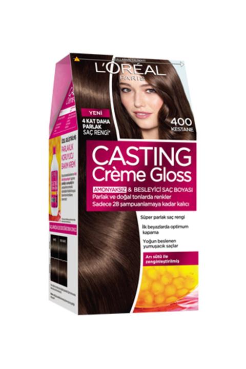 L'Oreal Paris Casting Creme Gloss Saç Boyası 400 Kestane