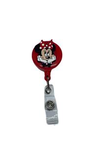 StormiStoretr Minnie Mouse Puantiyeli Yoyo Yaka Kartlığı Yoyo Kartlık