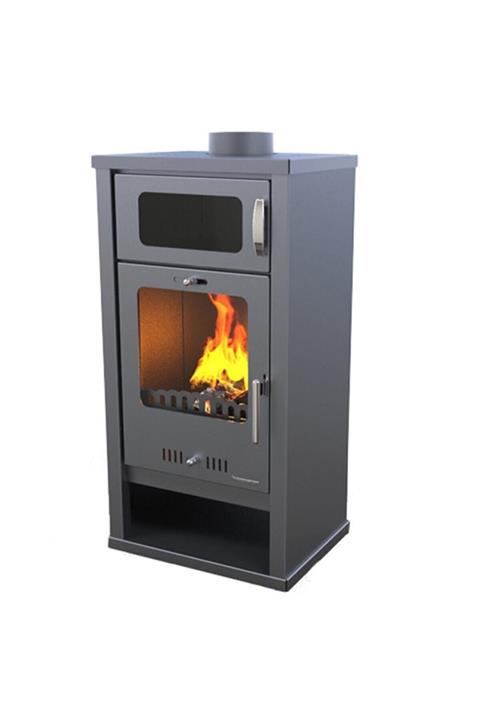 Hoşseven Troy Fırınlı Şömine Döküm Soba