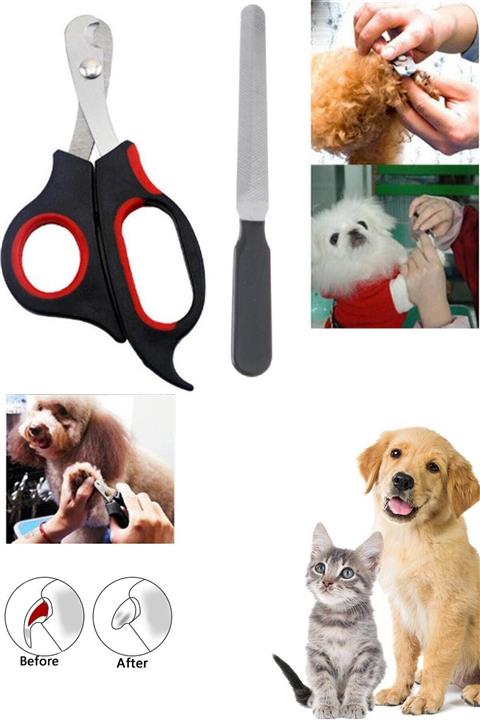 VİP TEDARİK Evcil Hayvan Törpülü Tırnak Makası Seti Kedi, Köpek Ve Kuş