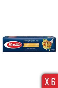 Barilla Spaghetti N.5 Makarna 500 Gr 6'lı Paket