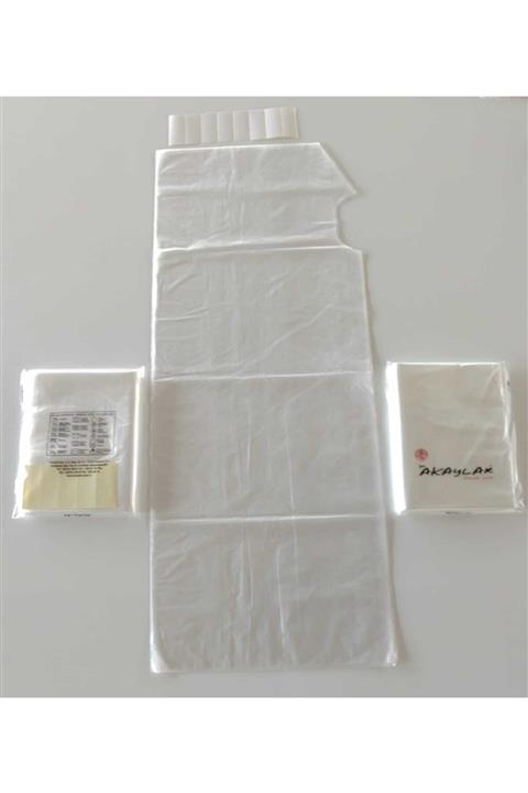 AKAYLAR Tek Kullanımlık Berber Önlüğü, Penuar, 100x130 Cm, 100'lü Paket