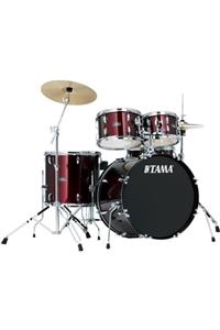 TAMA Sg50h6-wr – Stagestar Wine Red 5 Parça (20b/10t/12t/14f/14s) Aksamlı Akustik Davul Seti