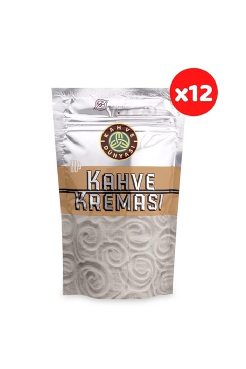 Kahve Dünyası Kahve Kreması 100 Gr (12'li Paket) 12 Paket 100 Gr Kahve Kreması