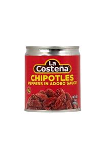 La Costena Chipotle Peppers 199gr ( 7 Oz ) Adobo Soslu Tütsülenmiş Meksika Jalapeno Biberi